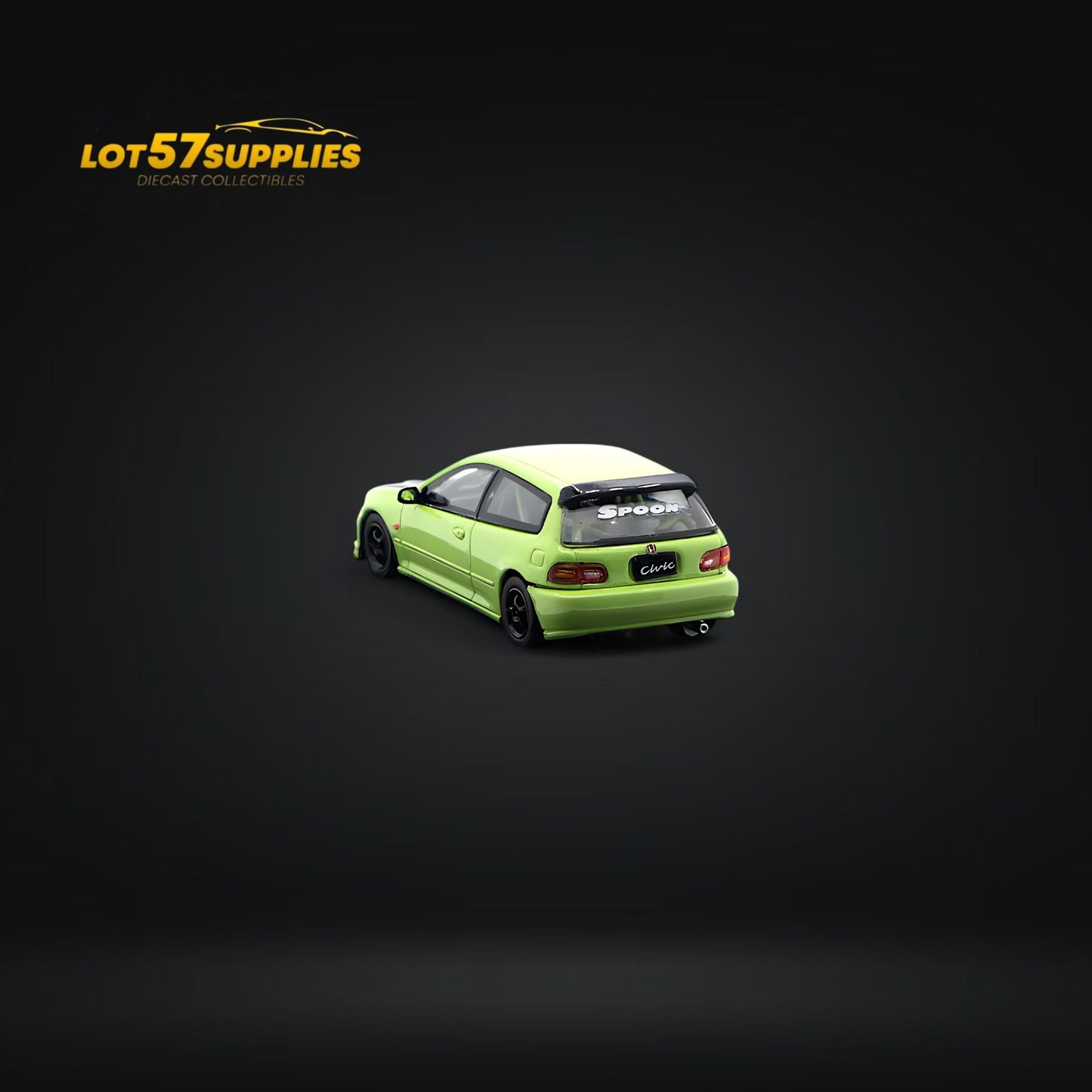 Street Weapon Honda Civic EG6 Spoon Green Livery 1:64