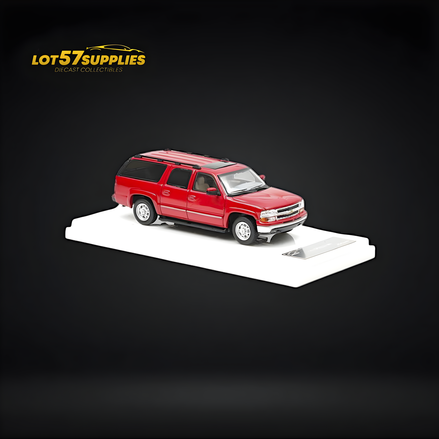 MK Miniatures 2003 Chevrolet Suburban Red 1:64