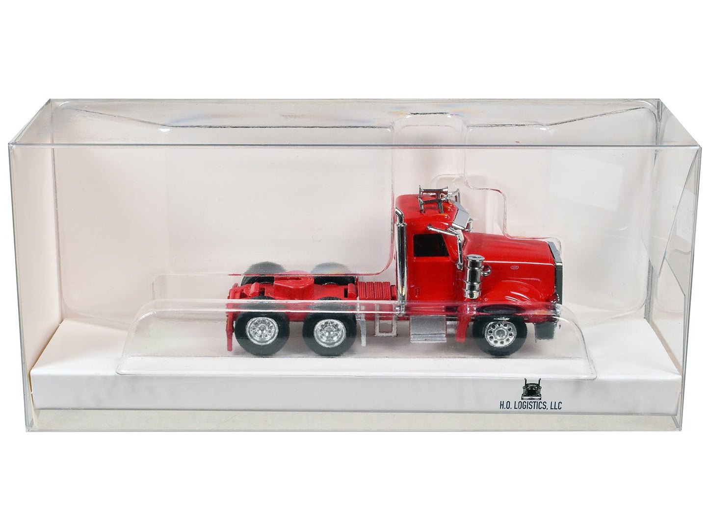Peterbilt 367 Day Cab Red 1/87 (HO) Scale Plastic Model Car by HO Logistics free shipping USA