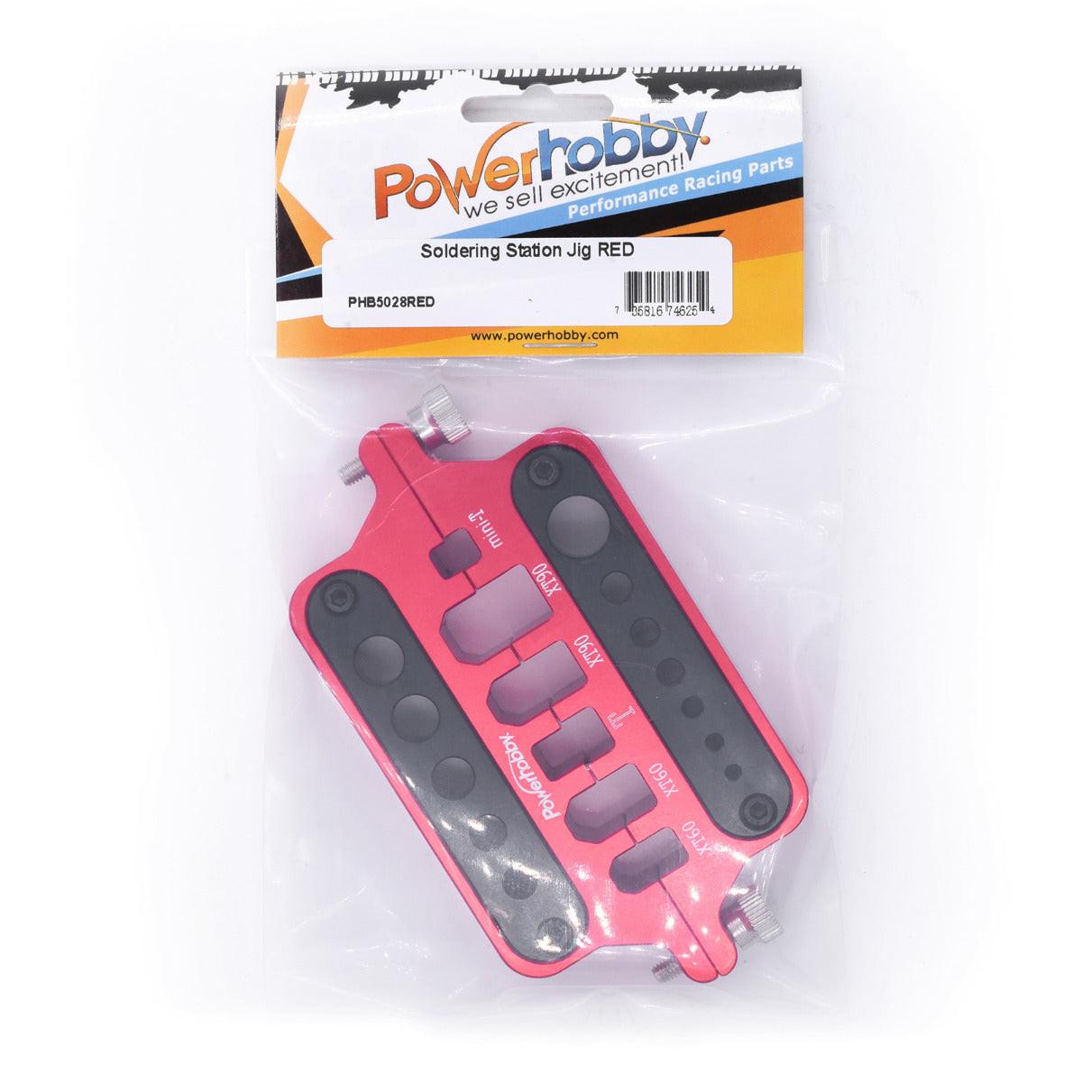 Powerhobby Aluminum RC Connector Soldering Jig RED