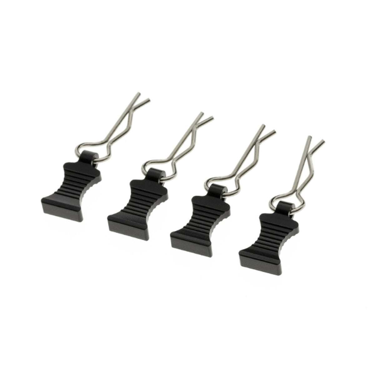 Powerhobby Pro Aluminum Easy Pull 1/10 1/8 Body Clips Pink (4)