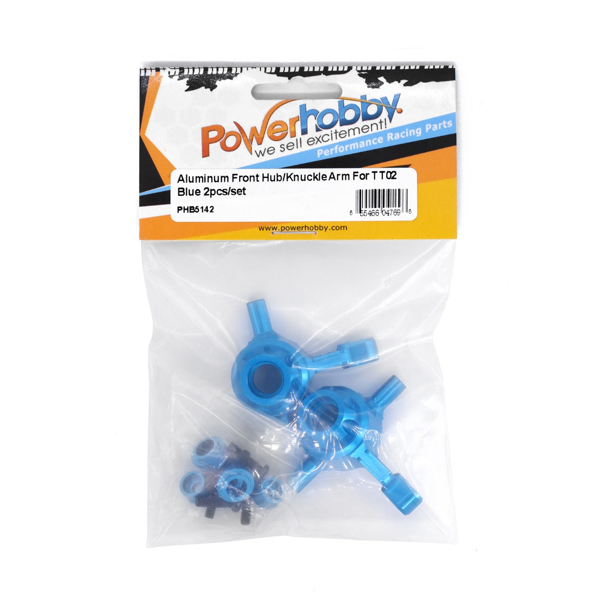 Powerhobby Aluminum Front Hub / Knuckle Arm Tamiya TT02
