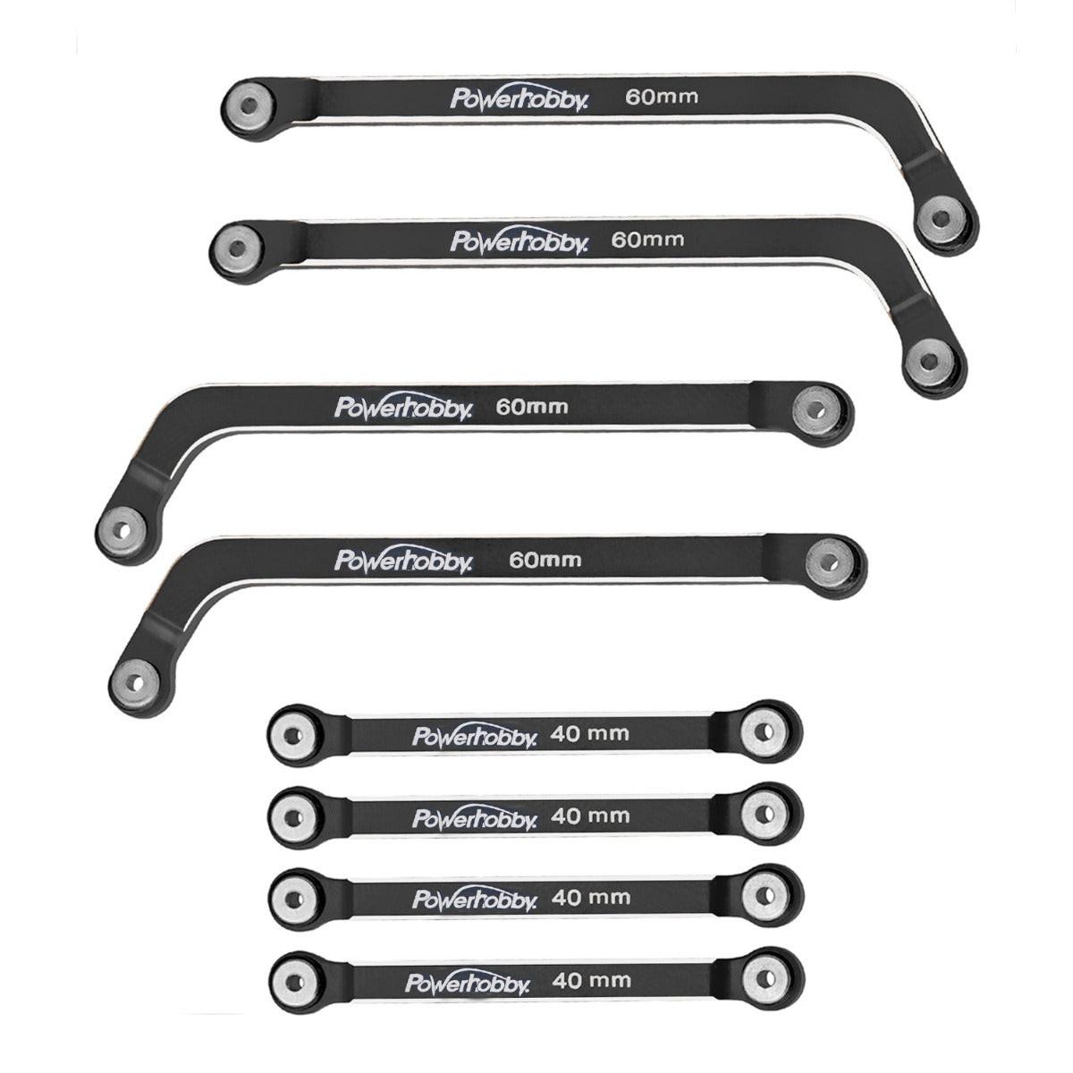 Powerhobby Aluminum High Clearance Links w Shock Mount Axial AX24