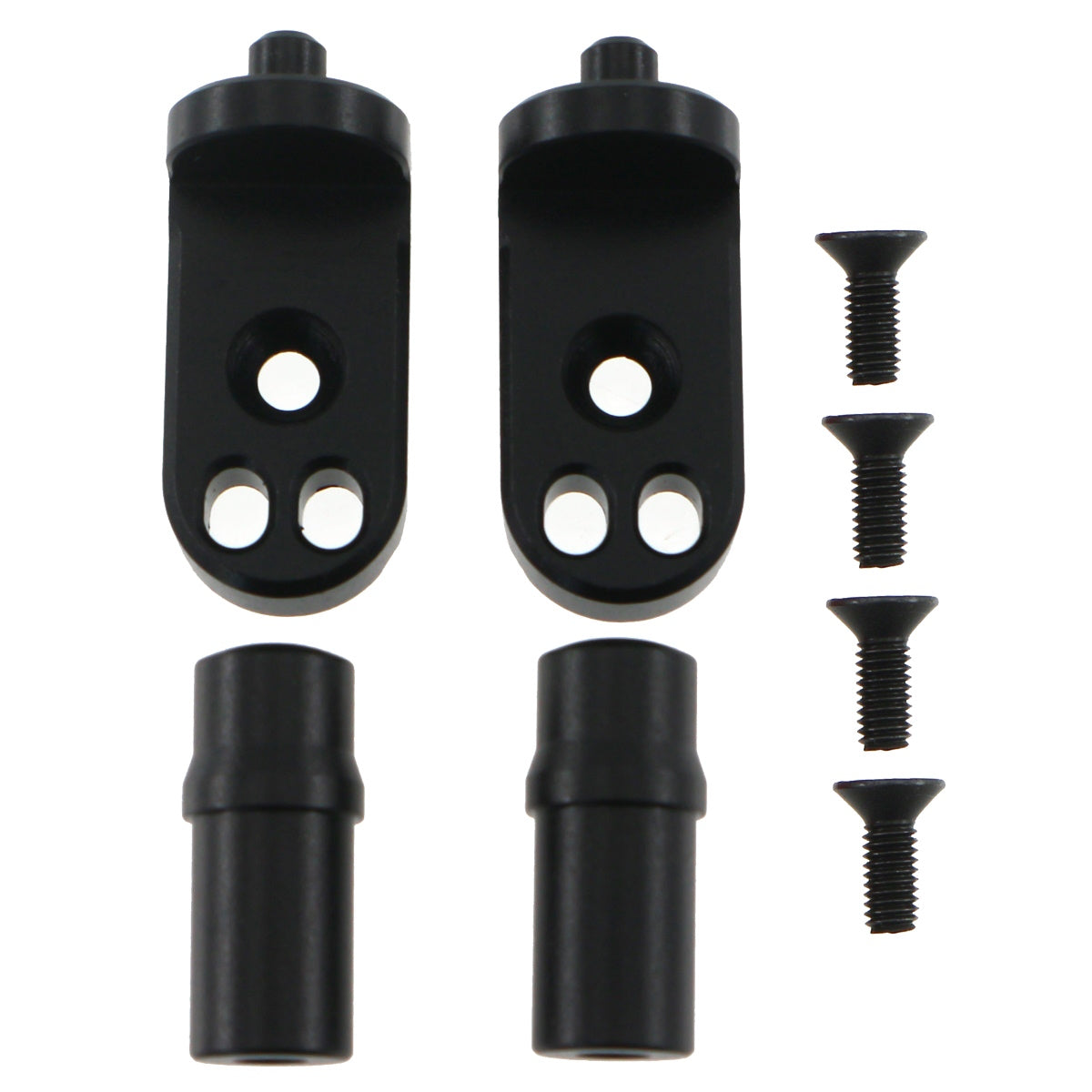 Powerhobby 7075 Aluminum Foot Pegs Set Losi Black Promoto MX