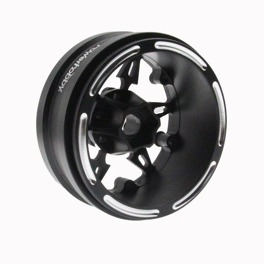Powerhobby 1.9" Carbon Fiber Lightweight Beadlock Wheels E 1/10 Rock Crawler