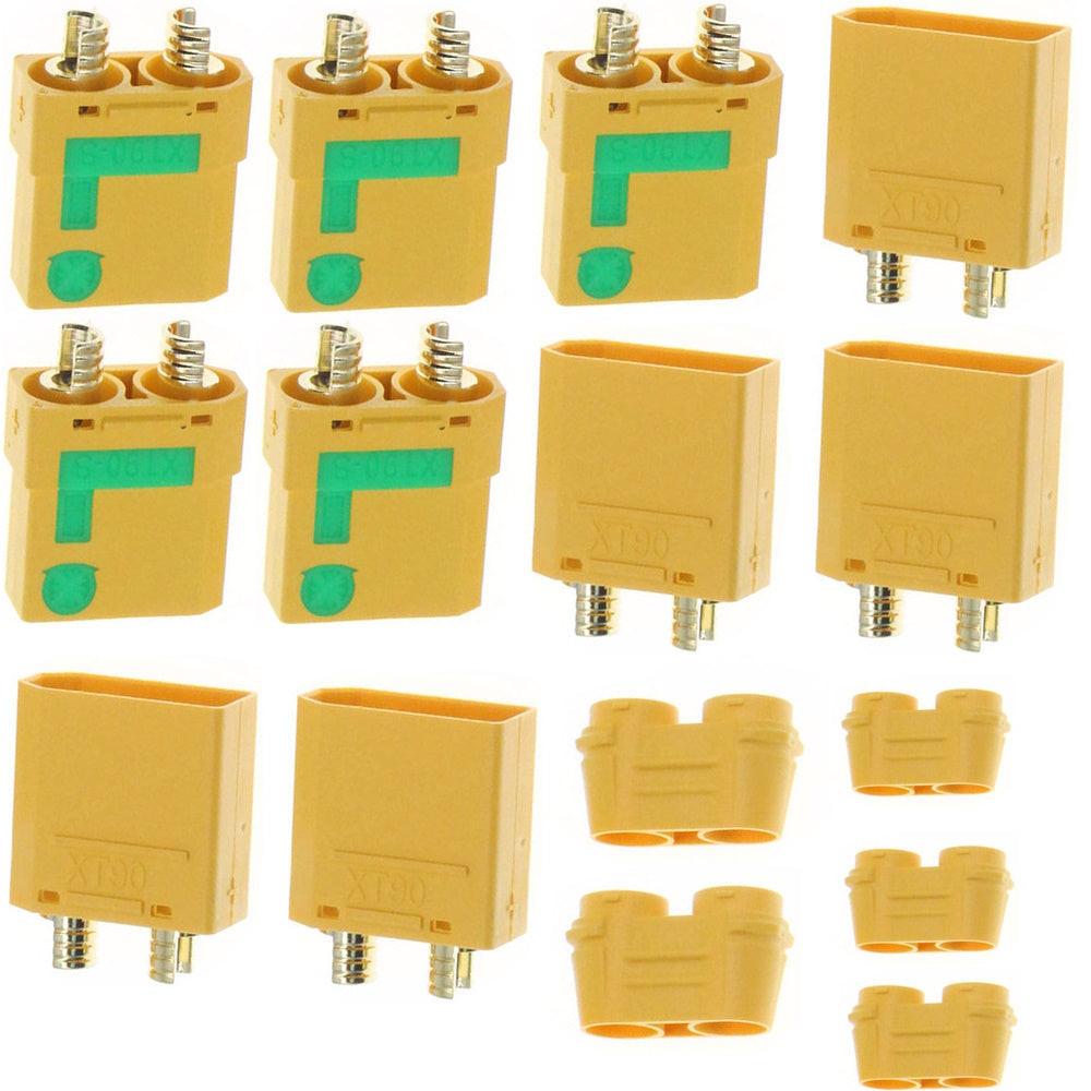 Powerhobby Anti Spark XT90 Male / Female Plug (5 Pairs)