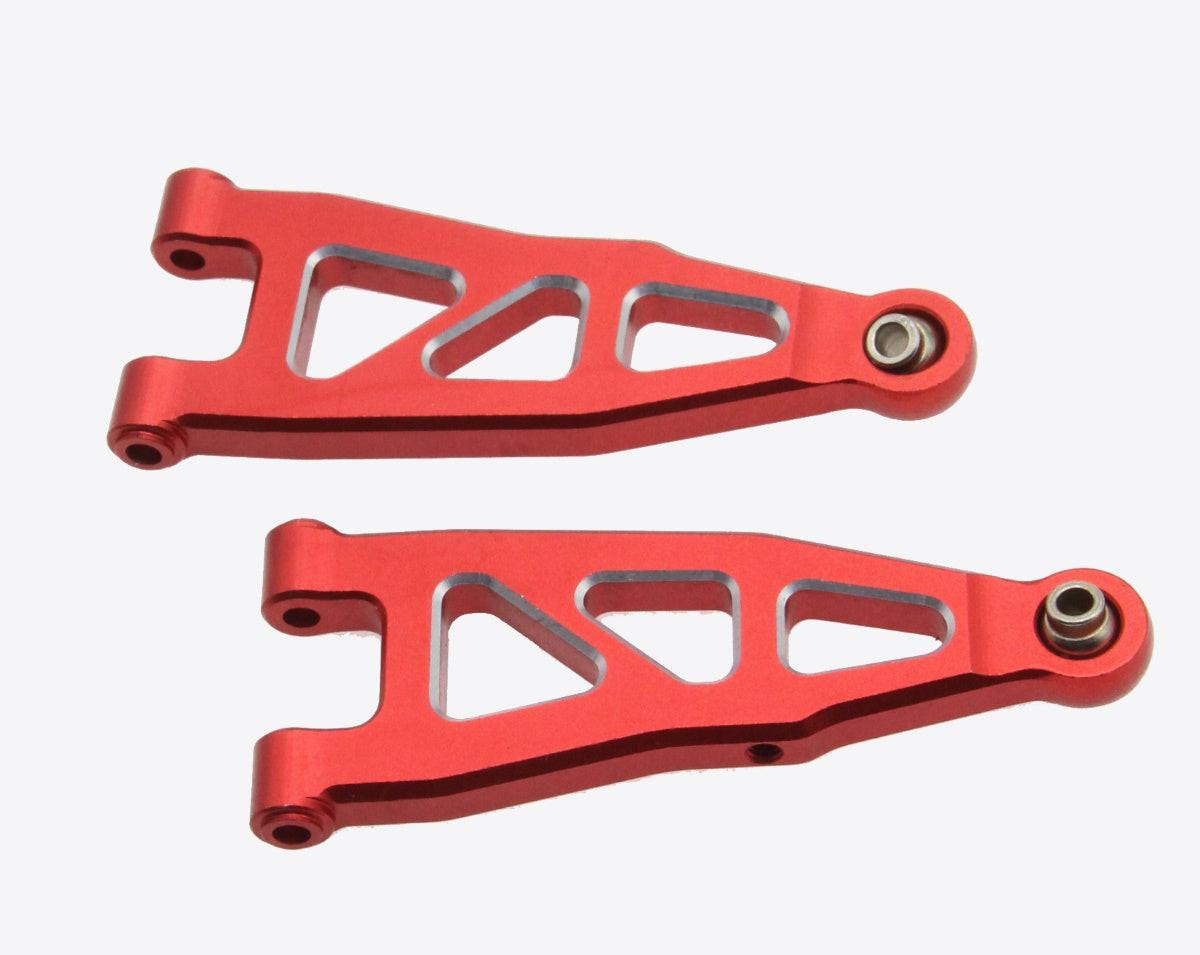 Powerhobby Aluminum Front Lower Arms Red Arrma Granite / Typhon GROM
