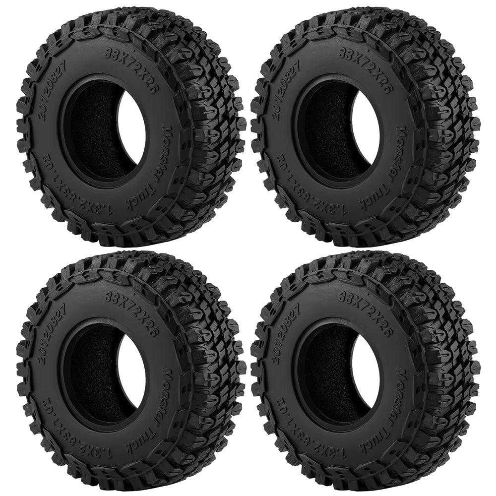 1.3" Tires for 1/24 & 1/18 Rock Crawler TYPE E