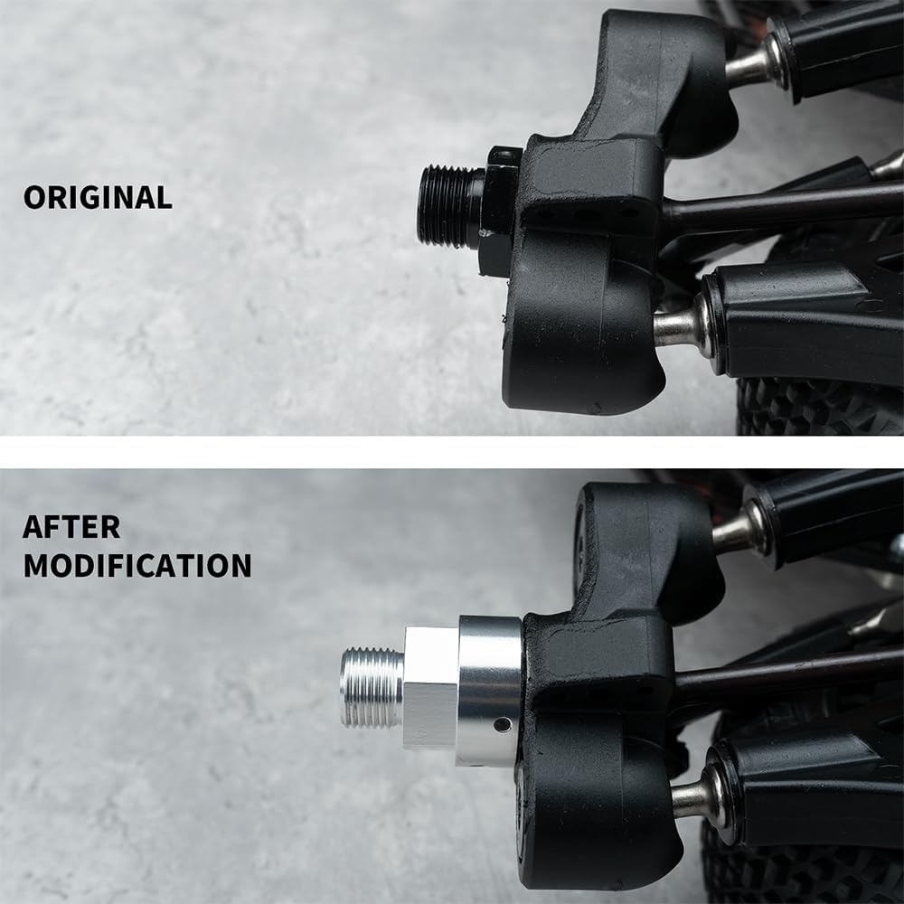 Powerhobby Arrma Typhon 6S +10mm Extended Wheel Hubs Hex Adapters