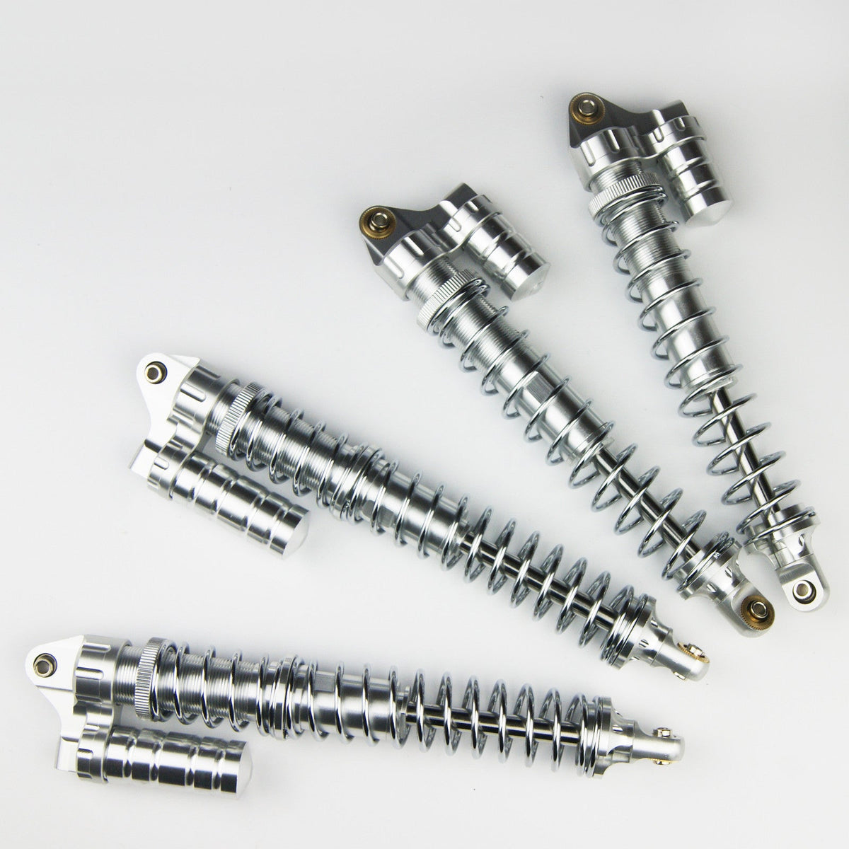 Powerhobby 8mm Aluminum Piggyback Shocks Silver – HPI Baja 5B/5T, Rovan, King Motor