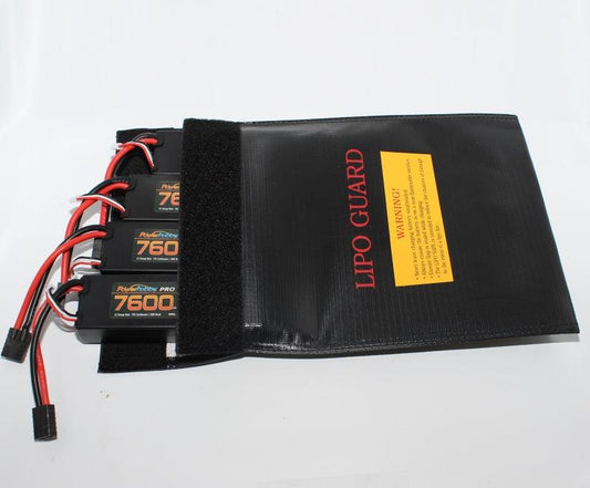 PowerHobby RC Lipo Battery Fire Resistant Saftey Safe Charge Charging Sack Bag Large