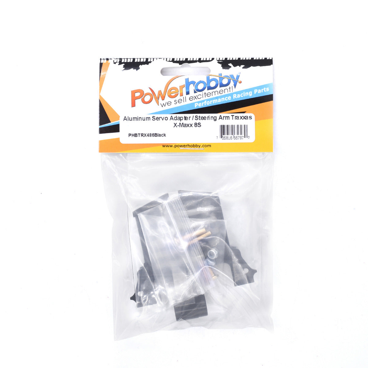 Powerhobby Aluminum Servo Adapter FOR Traxxas X-Maxx / Maxx Slash Black