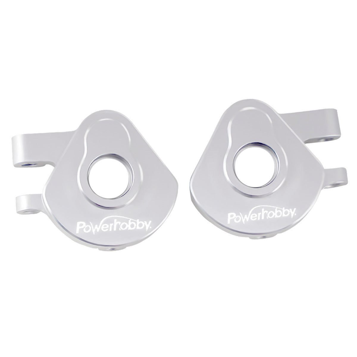 Powerhobby Aluminum Steering Knuckles / Blocks FOR Traxxas TRX-4M Silver TRX4M