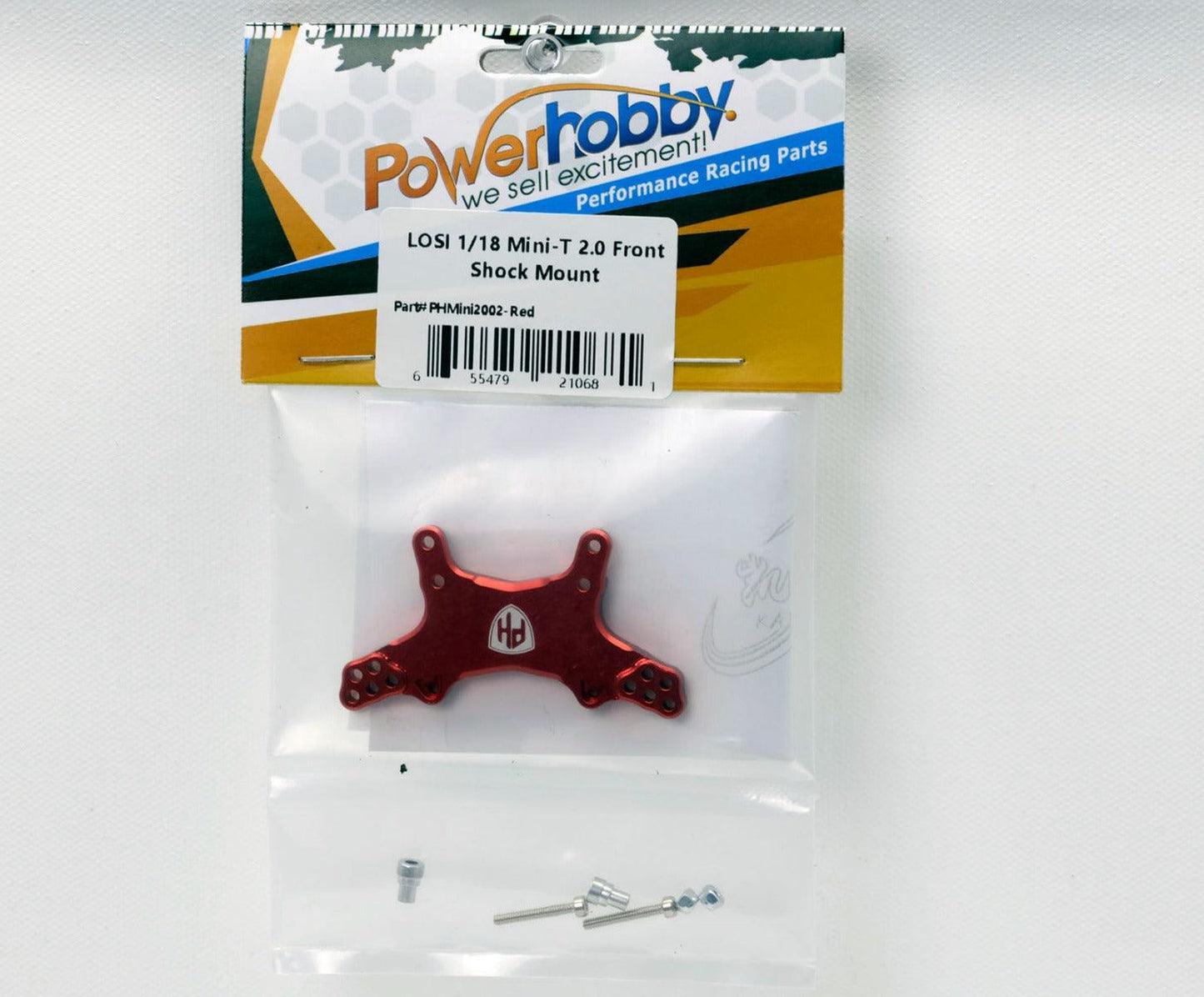 PowerHobby LOSI 1/18 Mini-T 2.0 Aluminum Front Shock Tower Minit 2.0 Red