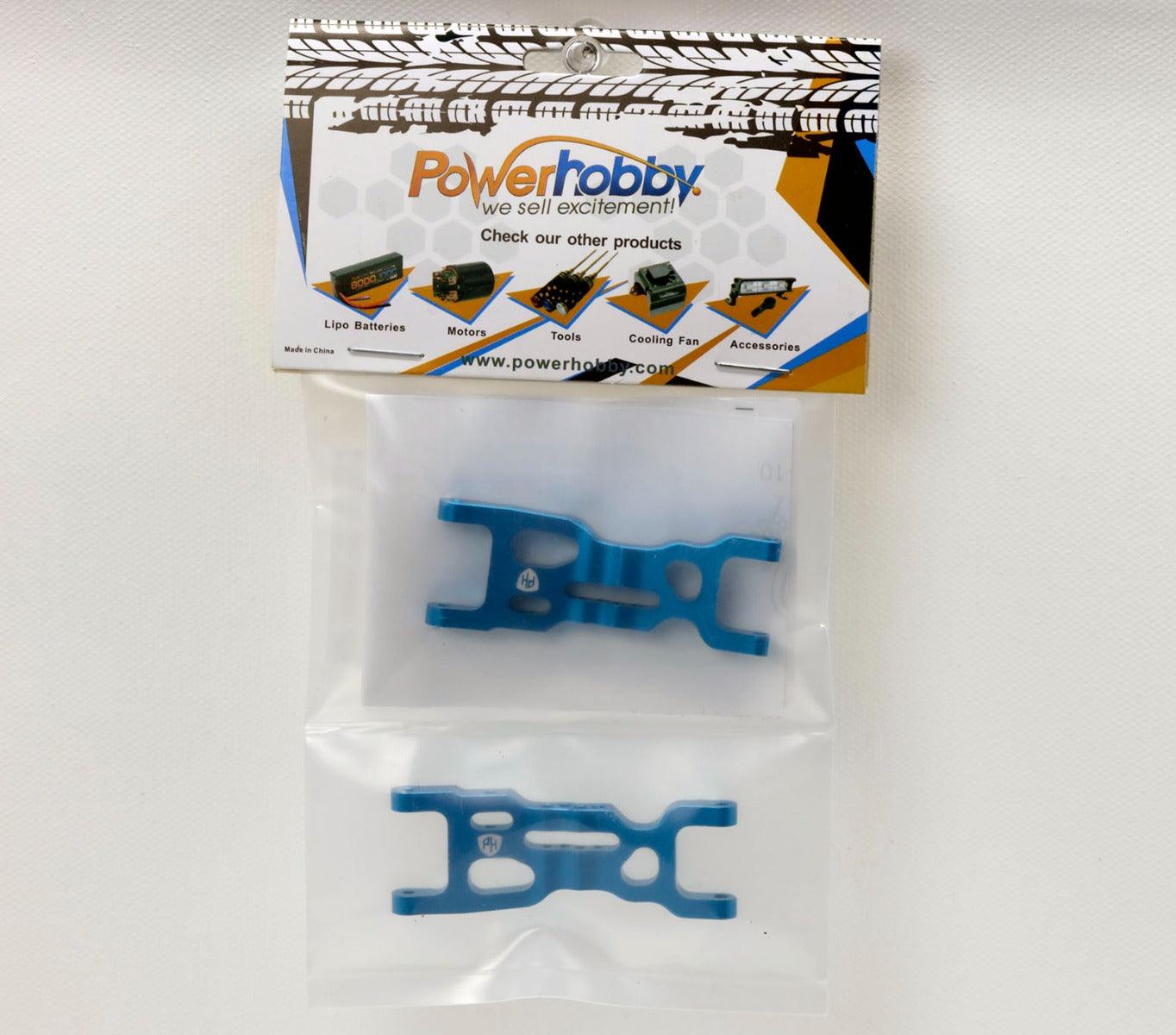 PowerHobby LOSI 1/18 Mini-T 2.0 Aluminum Front Lower Suspension Arms Blue