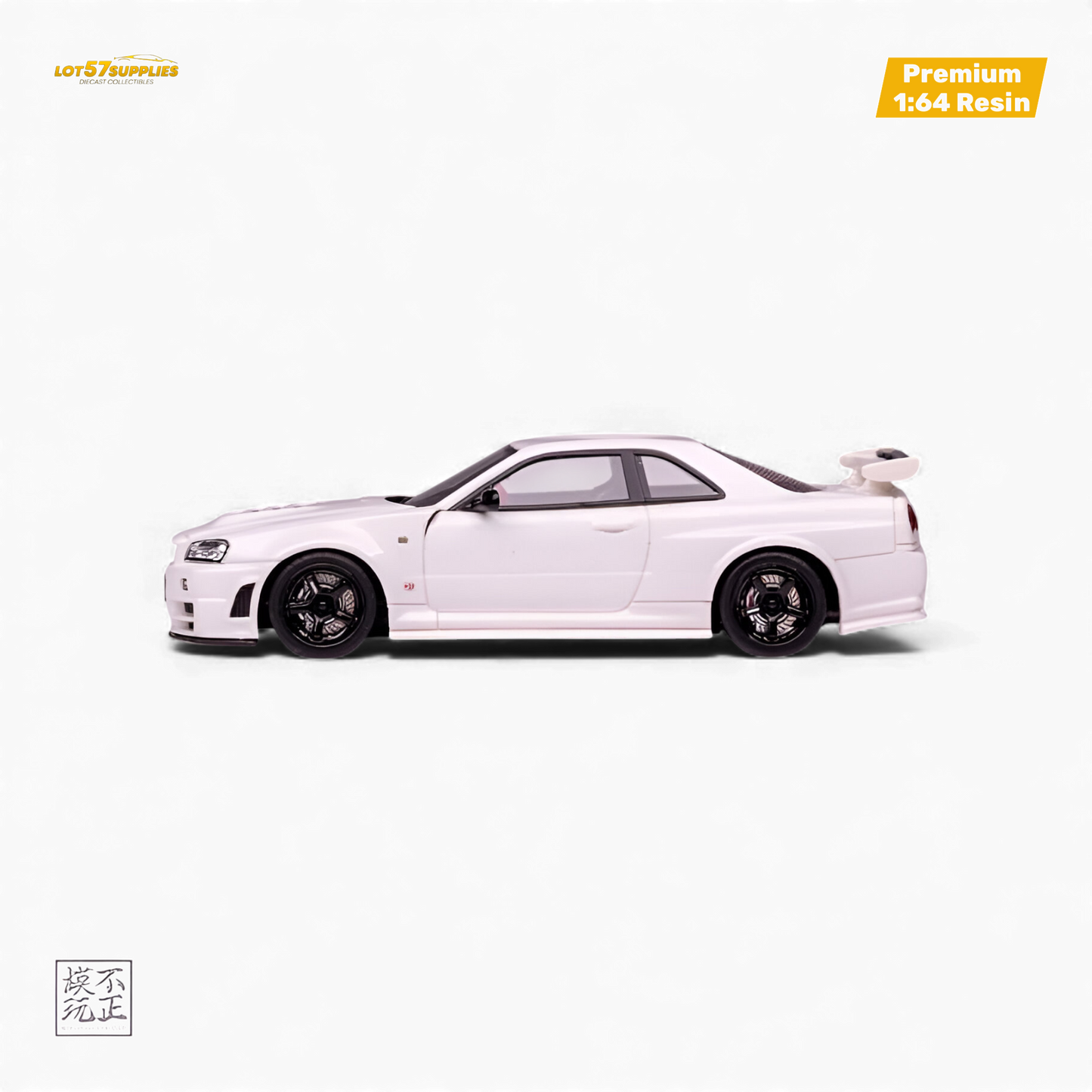 Car's Lounge Skyline GT-R R34 NISMO Z-TUNE - Pearl White 1:64