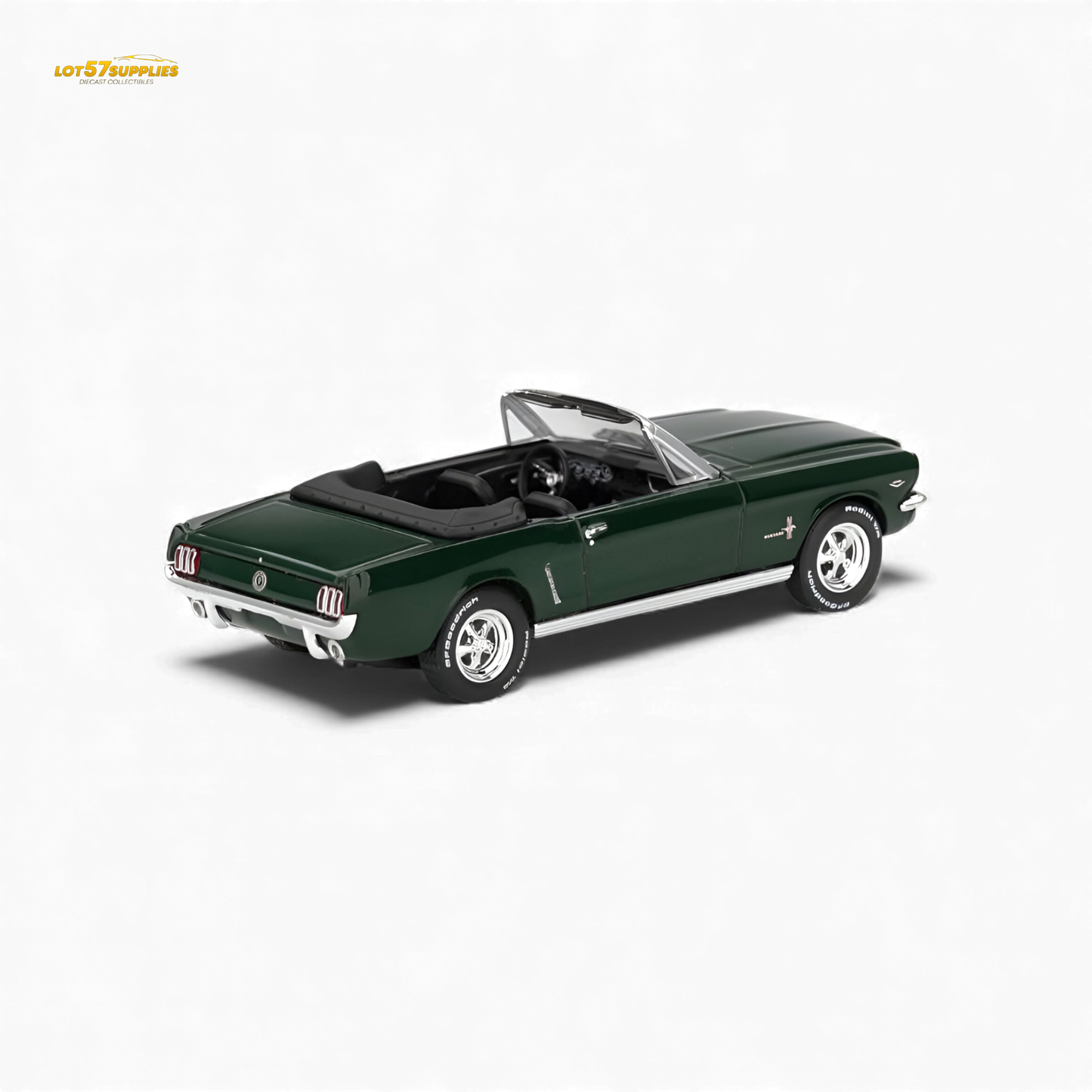 Mini GT Ford Mustang Convertible Highland Green 1:64