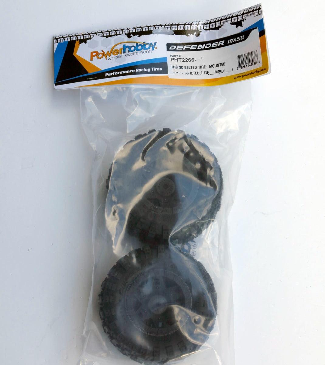 Powerhobby Defender 2.2 SCT Short Course Belted Tires Mounted Arrma SENTON 17MM