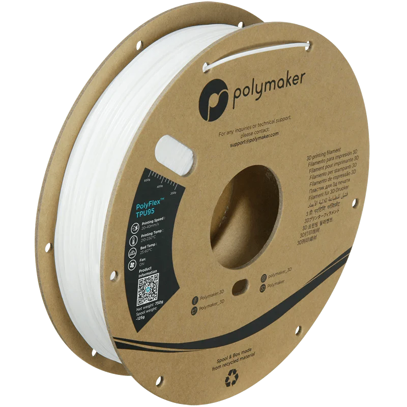 Polymaker PolyFlex TPU95 3D Printer Filament 750g 1.75mm