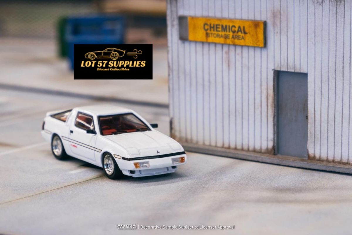 Tarmac Works Road64 Mitsubishi Starion White T645-055-WHT 1:64