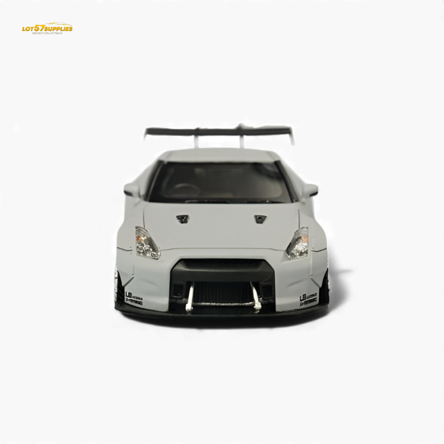 404ERROR LB-Works Nissan Skyline GT-R R35 Fighter Grey 1:64