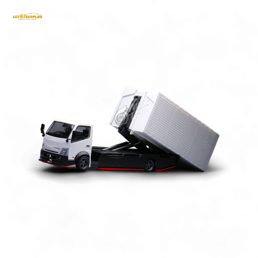 MicroTurbo Hino 300 Custom Wing Truck 1:64
