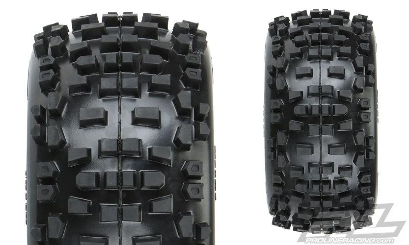 Pro-Line Badlands 3.8" All Terrain Tires Mounted For 17mm MT Front or Rear