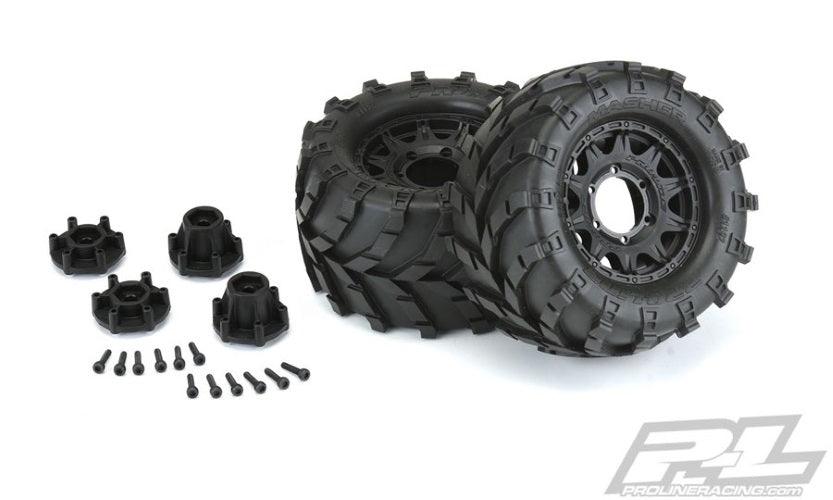 Pro-Line Masher 2.8 (Traxxas Style Bead) All Terrain Tires Mounted 1192-12