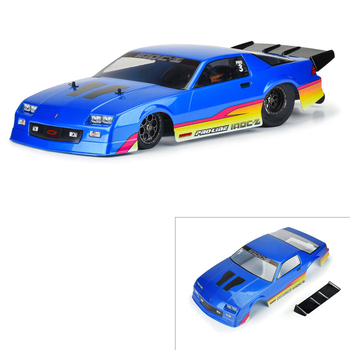 Pro-Line Losi 22S Drag 1985 Chevy Camaro IROC-Z Pre-Painted Body Set