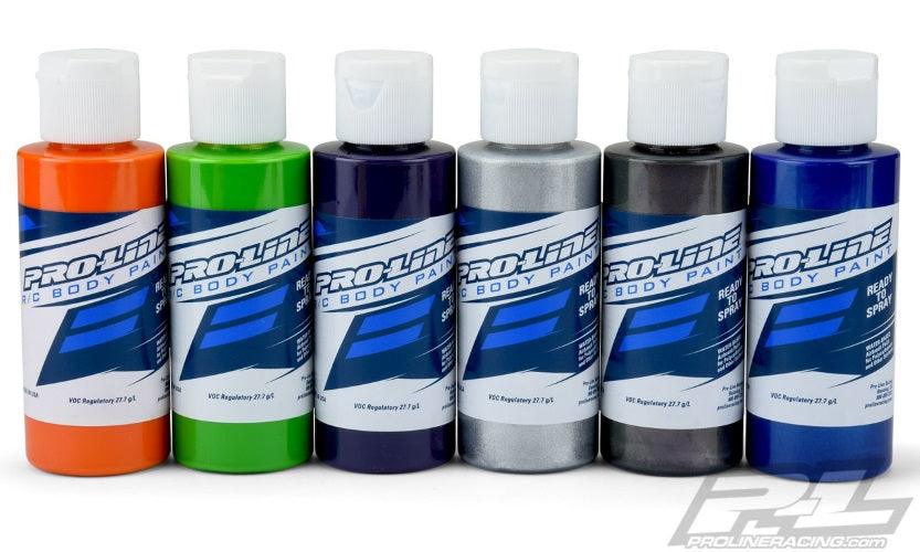 Pro-Line 6323-01 RC Body Airbrush Paint Secondary Color Set (6)