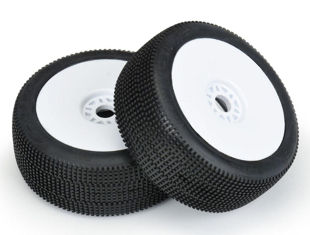 Pro-Line 9071-233 1/8 Convict S3 Buggy Tires Mounted 17mm White Wheels (2)