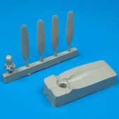 Quickboost 72009 1/72 P47 Propellers Hamilton w/Jig Tool (4)