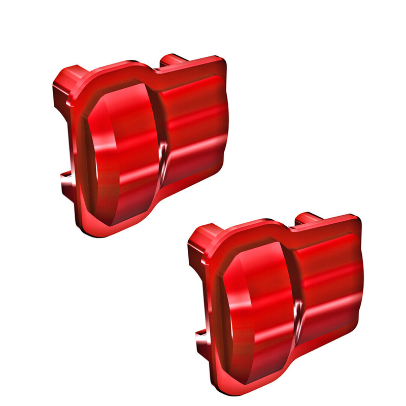 Traxxas 9787 RED TRX-4M Aluminum Axle Covers (2)