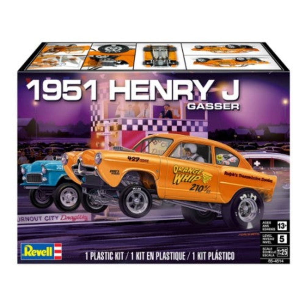 Revell Monogram 4514 1/25 1951 Henry J Gasser Drag Car