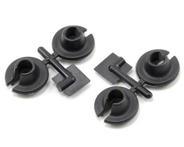 RPM 73152 Lower Spring Cups (Black) (4) Losi XXX-4 XXX-T Traxxas Slash Stampede