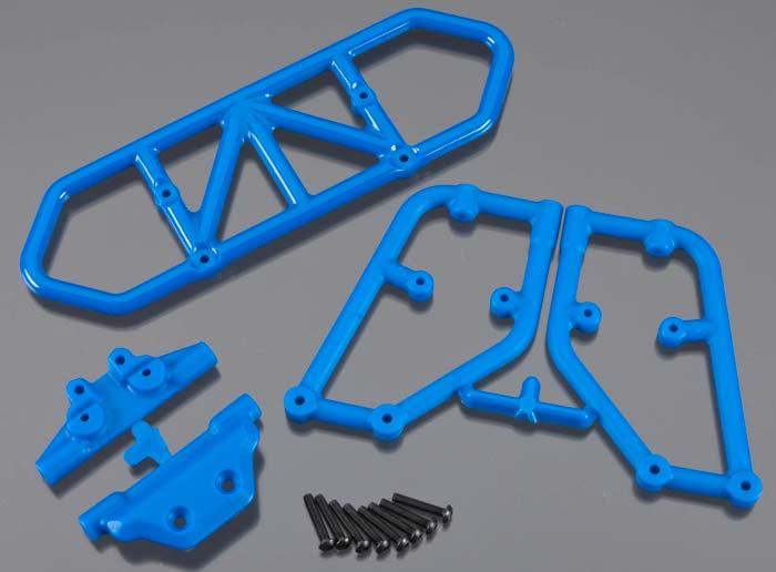 RPM 80125 Rear Bumper Blue Traxxas Slash 4x4