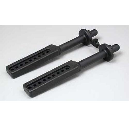 RPM 80172 Long Body Mounts Black Traxxas T-Maxx / E-Maxx