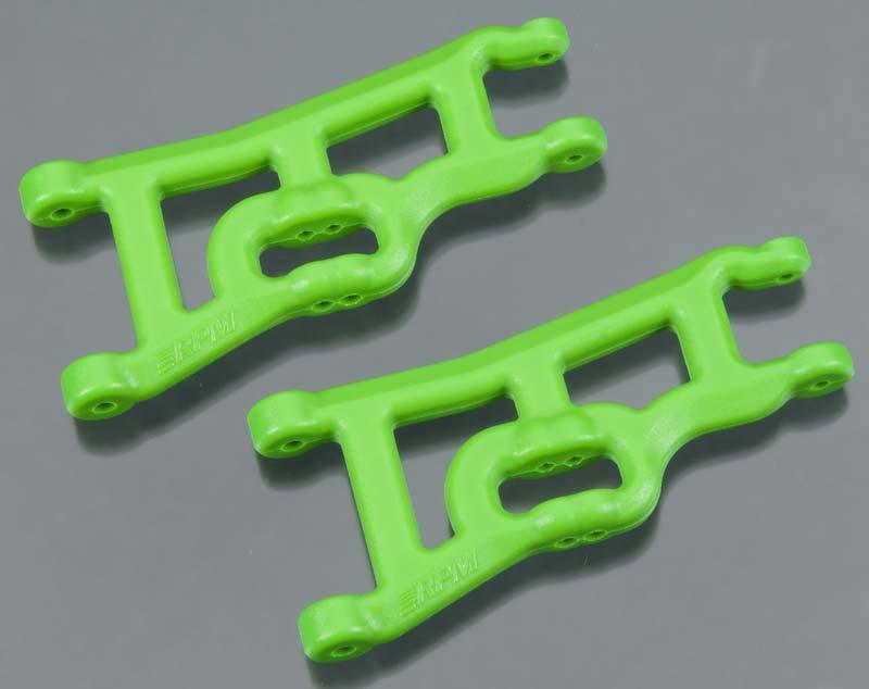 RPM 80244 Front A-Arm Set Green Traxxas Nitro Slash Rustler Stampede