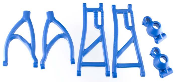 RPM 80565 True Track Rear A-Arm Conversion Kit Blue Traxxas Revo