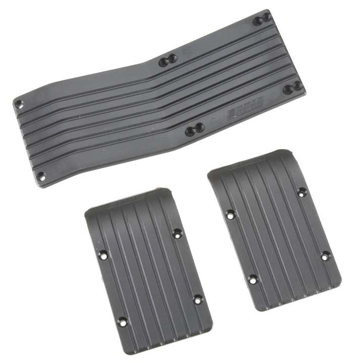 RPM 80772 3-Piece Skid Plate Black Traxxas T-Maxx 303 E-Maxx 3905