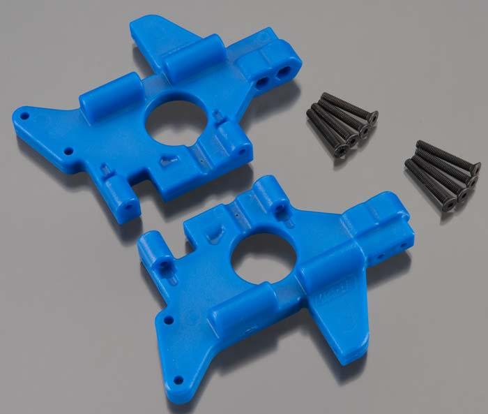 RPM 81075 Rear Bulkhead Set Blue Traxxas T/E-Maxx