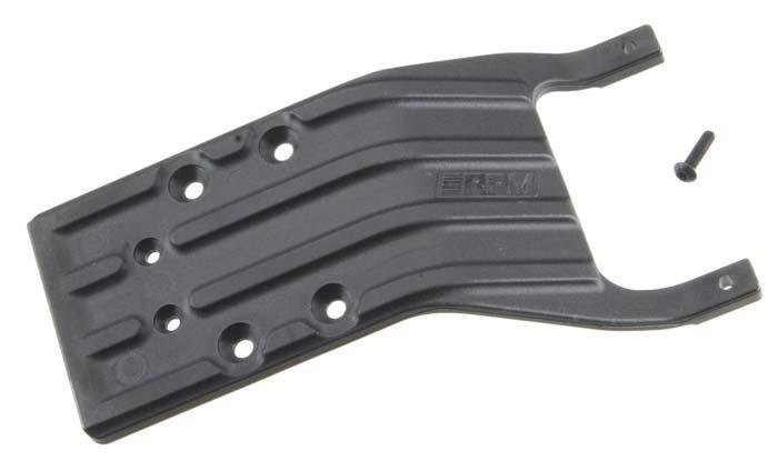 RPM 81242 Rear Skid Plate Black Slash 2WD