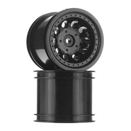 RPM 82052 Revolver Black Rear Wheels Traxxas Rustler Stampede 2wd