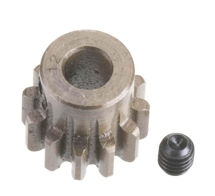 Robinson Racing 1212 Extra Hard Steel Mod 1 Pinion Gear w/5mm Bore 12T