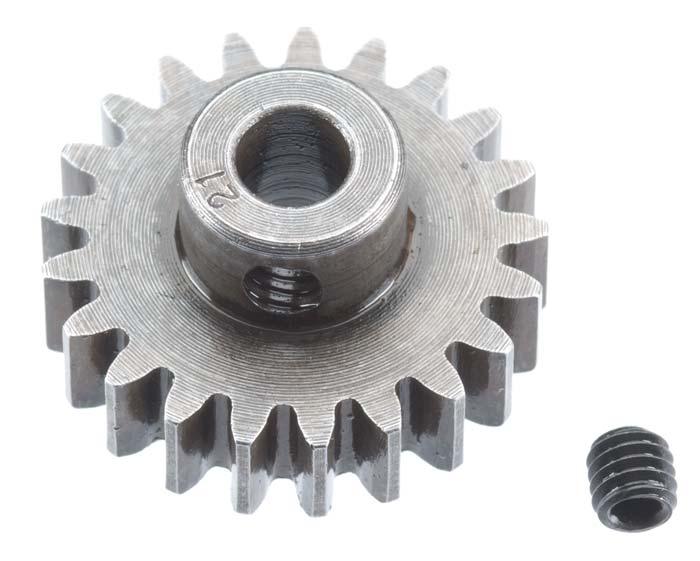 Robinson Racing 1221 5mm Bore Extra Hard Steel Mod 1 Pinion Gear 21T