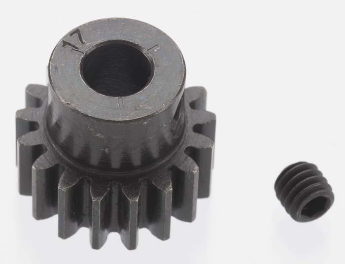 Robinson Racing 8617 X-Hard Black Steel 17T 32P Pinion 5mm