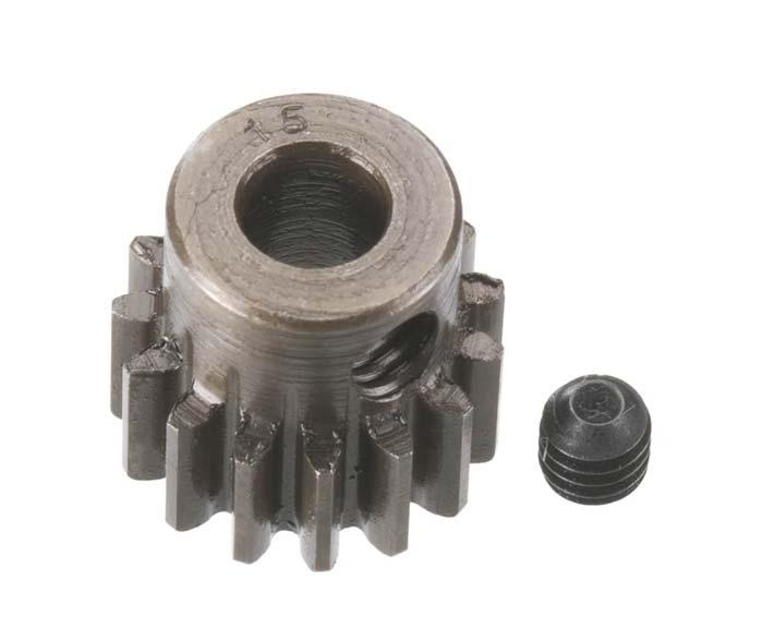 Robinson Racing 8715 Pinion Gear Xtra Hard 5mm 8 Mod 15T