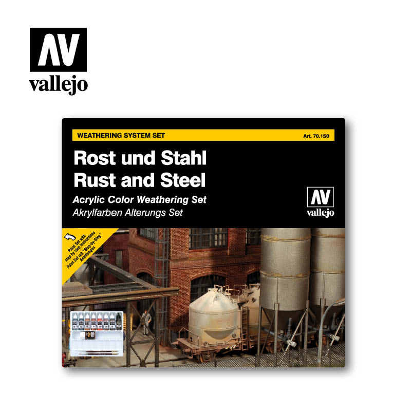 Model Color Set: Rust and Steel Weathering System