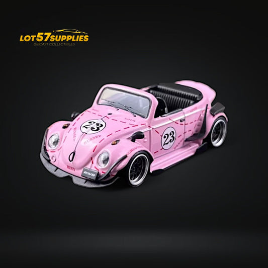 HKM Model VW Beetle Pink Pig Livery 1:64