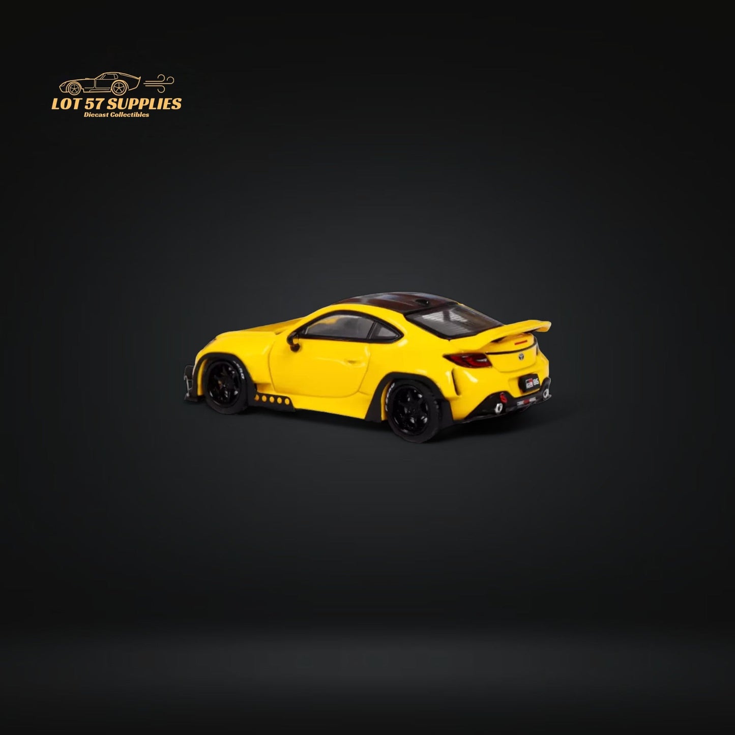 Fuji Toyota GR86 Pandem 2nd Gen in Yellow 1:64